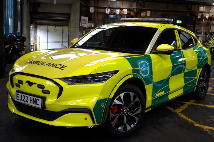 An electric vehicle.