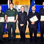 Alex and Liz receive a special Metropolitan Police Service commendation for their actions