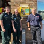 Featured image for Firefighter who survived cardiac arrest installs defibrillators to keep fiancée’s “memory alive”